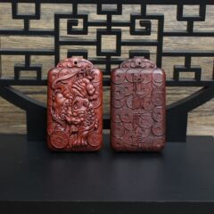 貔貅雷撃ナツメ木ペンダントトークンエンボス道教儀式品ポータブルオールドマテリアル貔貅文具アクセサリーペンダント