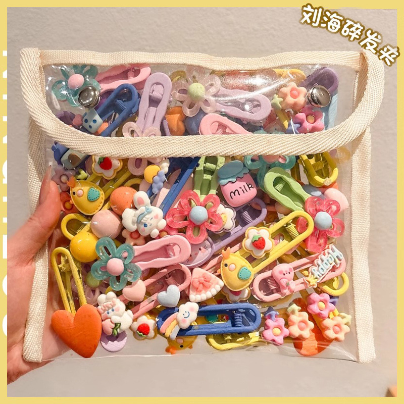 Niños lindos cartones de dibujos animados pinzas de cabello 2025 nuevas niñas pinzas de cabello de color lateral frisa pinzas de cabello adornamientos para el cabello