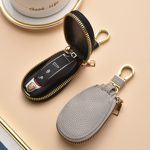 Key holder for men and women, universal car keychain, large capacity multi-functional wallet, key organizer, simple and small design