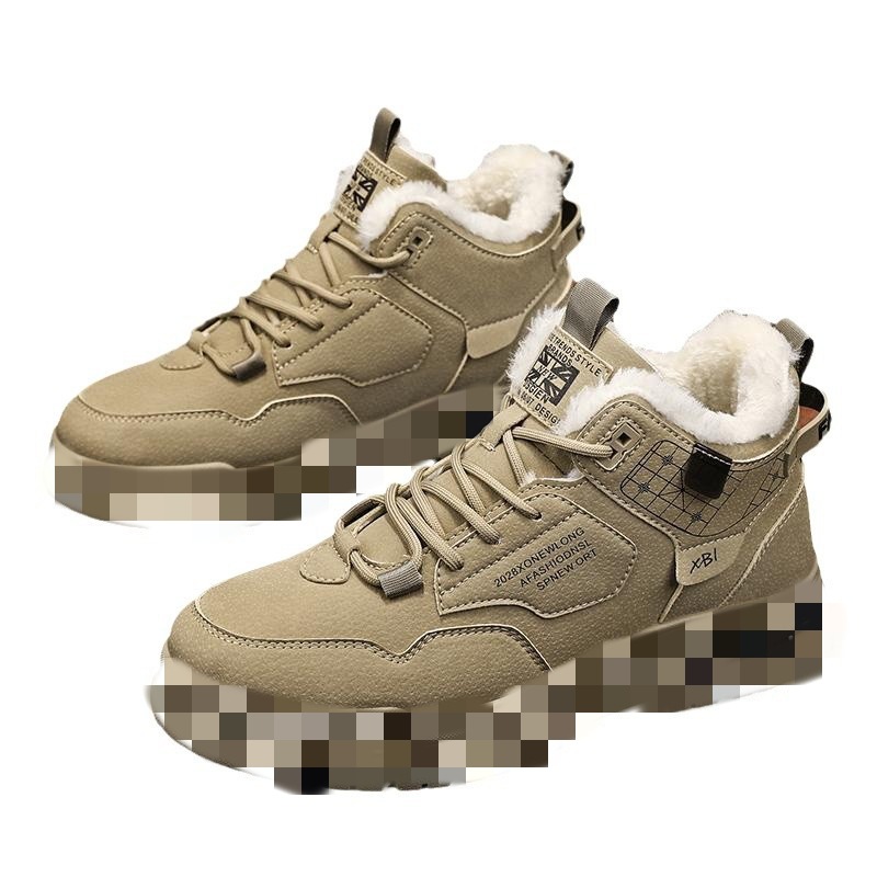 2024 otoño y invierno nuevos zapatos de trabajo casuales más gruesos, moda de moda, botas de nieve calientes de Martin