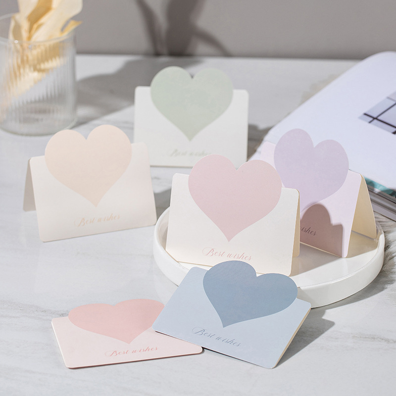 Creative Morandi love three-dimensional greeting card holiday universal gift card Valentine's Day Christmas greeting card wholesale
