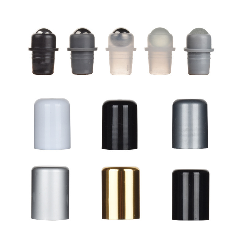 Stainless steel ball head glass bead bead head oil bottle ball head with lid massage ball head 5-100ml