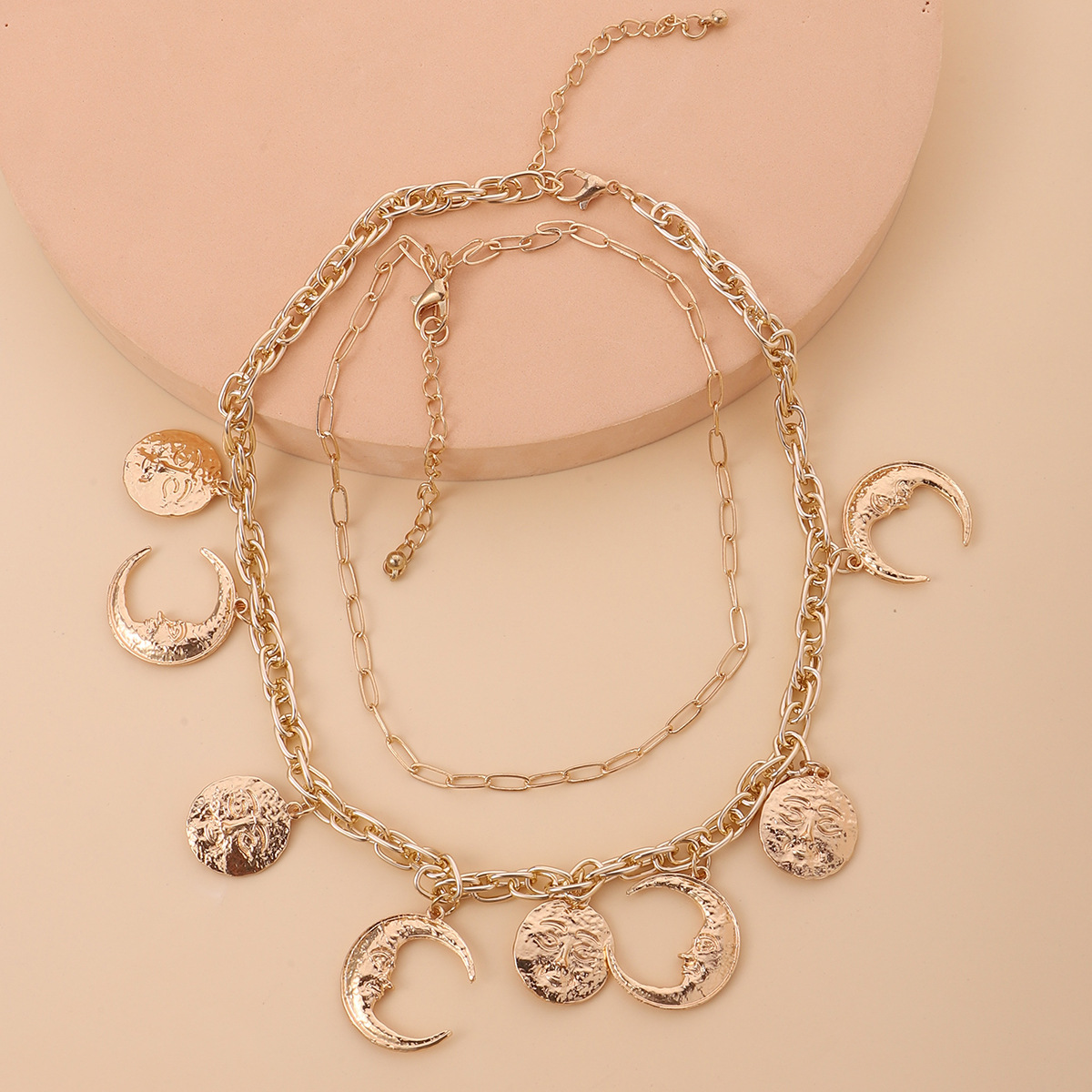 Fashion Moon Alloy Plating Womenu0027S Bracelets Necklace