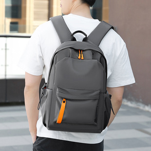 Carefully Selected Waterproof Oxford Cloth Backpack Men's Large Capacity Casual Outdoor Travel Backpack Middle School Student School Bag Portable