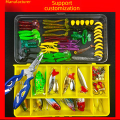 路亞餌套裝 仿真假餌硬餌 亮片軟餌雷蛙米諾裝備大全定套製做批發