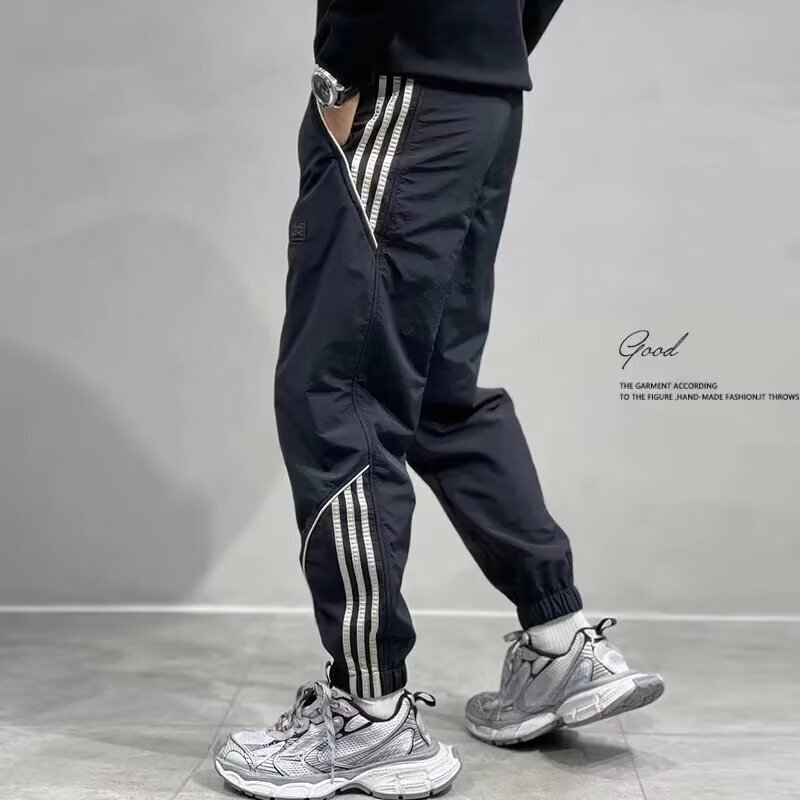 Spring and Autumn Summer Sports Long Pants Men's Loose Large Size Casual Nine-point Fertilizer Tooling Foot 2024 Ice Silk Quick-drying Thin Spring and Autumn Summer Sports Long Pants Men's Loose Large Size Casual Nine-point Fertilizer Tooling Foot 2024 Ice Silk Quick-drying Thin