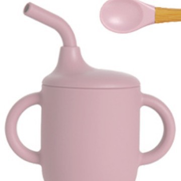 Precio bajo de la fábrica libre combinación de silicona bebé placa niños suplemento alimenticio tazón cuchara taza de agua babero traje