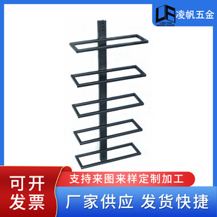 Factory wholesale European red wine rack iron hanging wine bottle display rack household red wine wall hanging ornaments