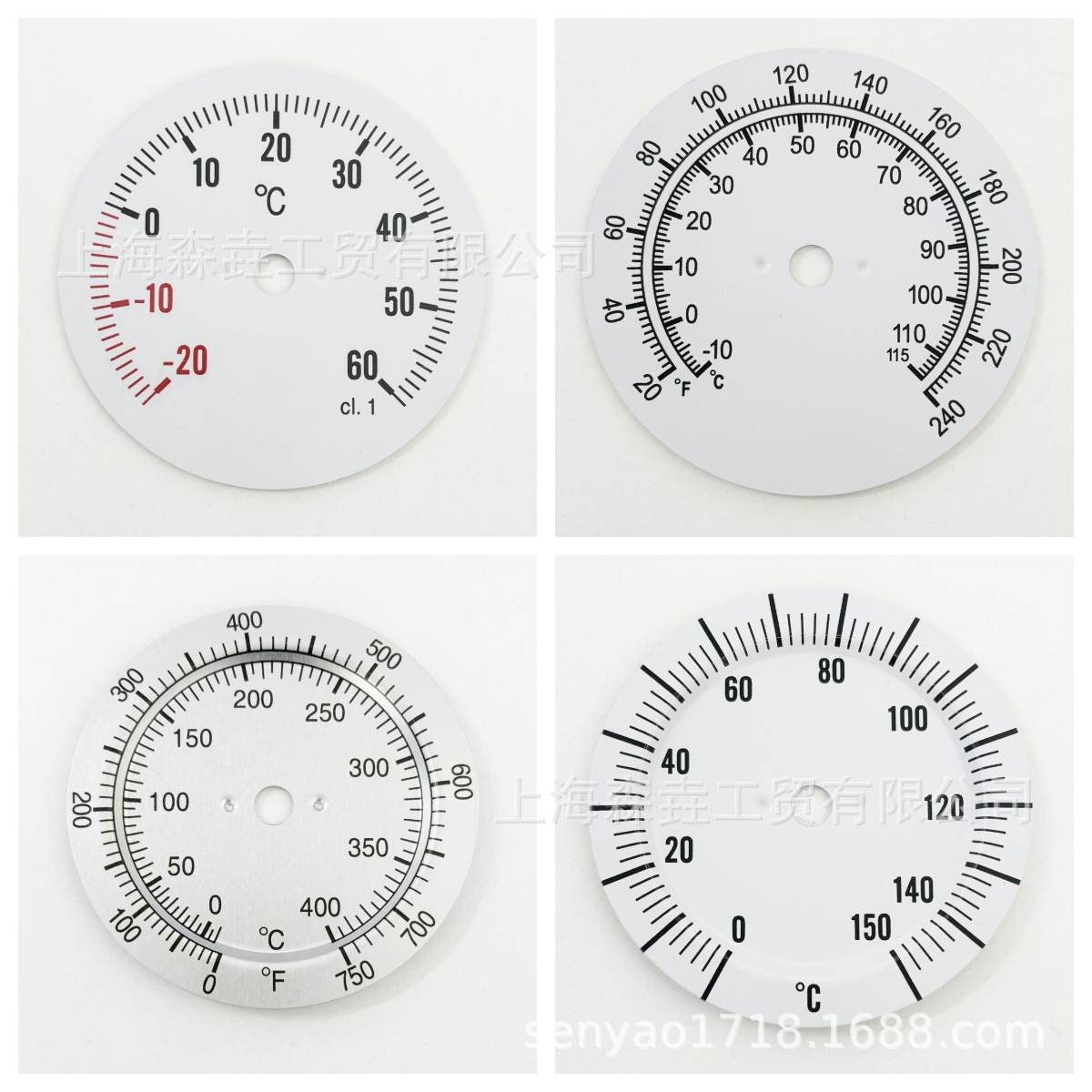 50mm表径磁铁管道表面温度计 Double magnet thermometer