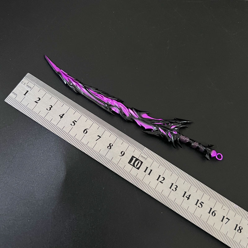 和平吃鸡游戏周边地铁弗拉迪尾刺金属兵器模型合金武器摆件21cm|undefined