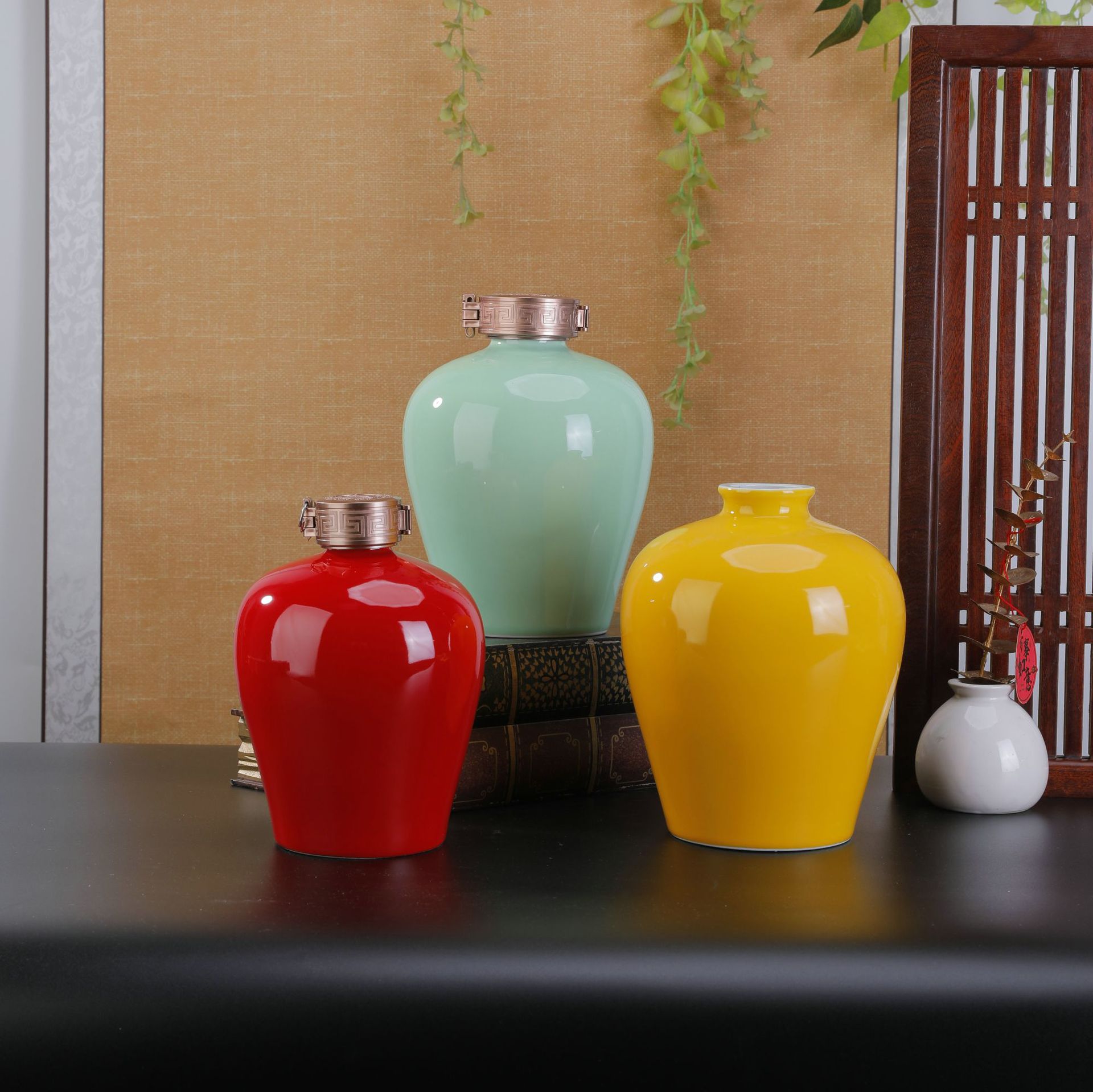 景德镇500毫升陶瓷酒瓶泡酒空酒瓶密封酒壶酒罐家用白酒坛子