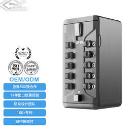 行李箱健身房宿舍门钥匙盒钢丝挂锁密码锁盒锌合金储物盒锁