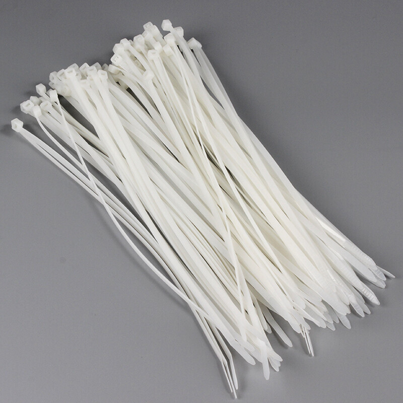 FUENTE fabricante de nylon cable tie materia prima nylon cable tie tiene buena dureza y especificaciones completas