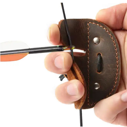 Amazon's same cowhide archery ring is suitable for recurve bow hunting finger protectors