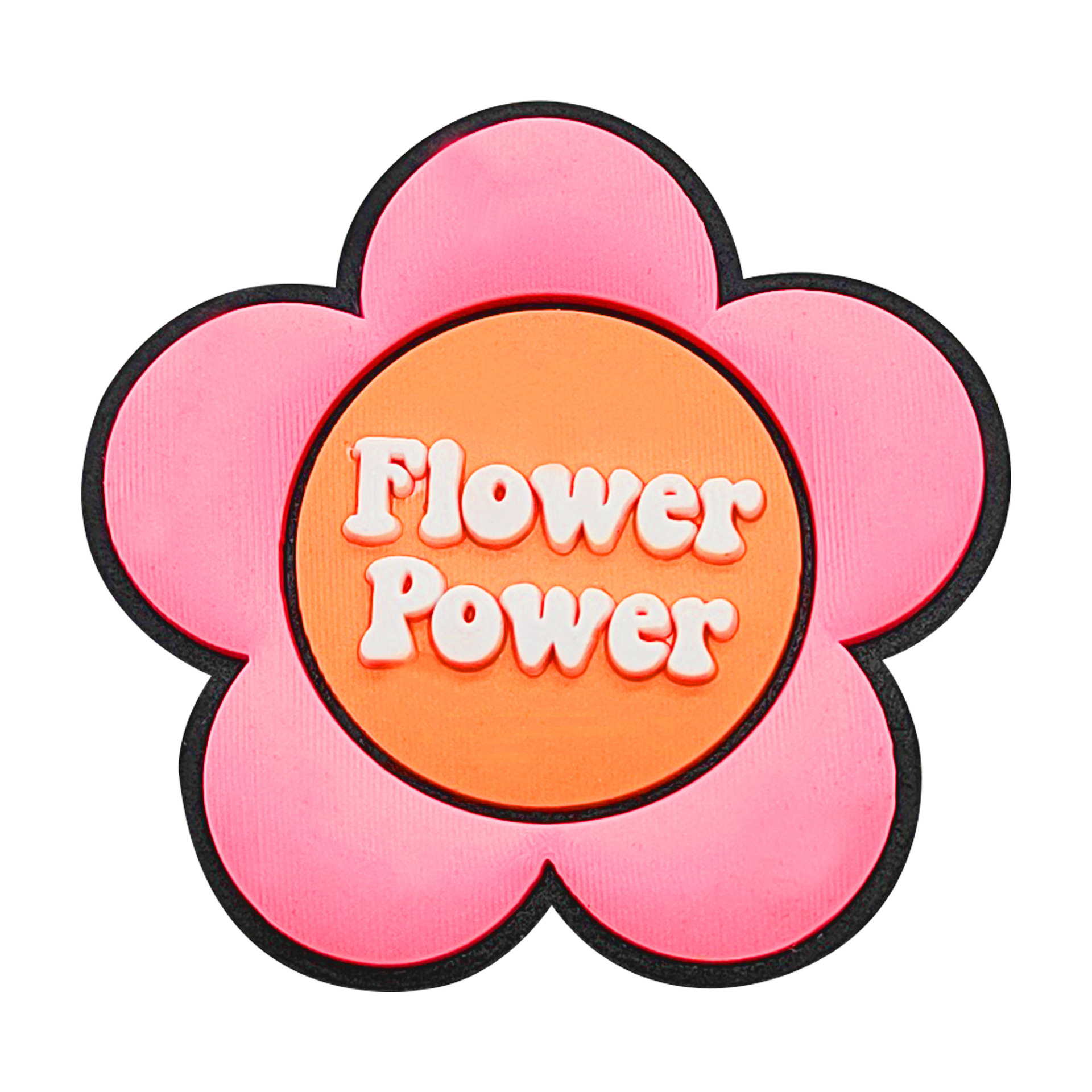 Amor y paz Rosa chica cueva zapatos flor extraíble jardín zapato hebilla DIY zapatos accesorios decoración del partido