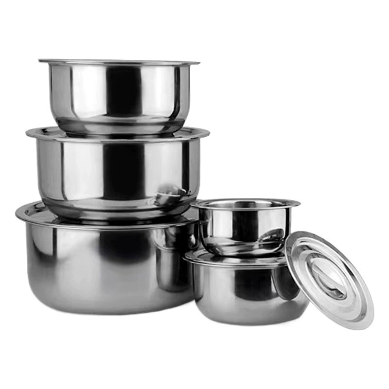 Горшок с кондиционером из нержавеющей стали, набор из трех предметов, горшок с крышкой, индийский горшок, набор из пяти предметов в тайском стиле, горшок из Юго-Восточной Азии