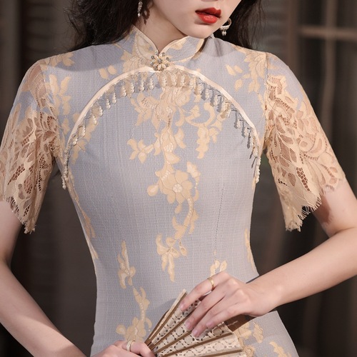 qipao dress Retro Chinese Dress oriental Cheongsam for women modified young girl style restoring ancient ways the wind of the republic of China