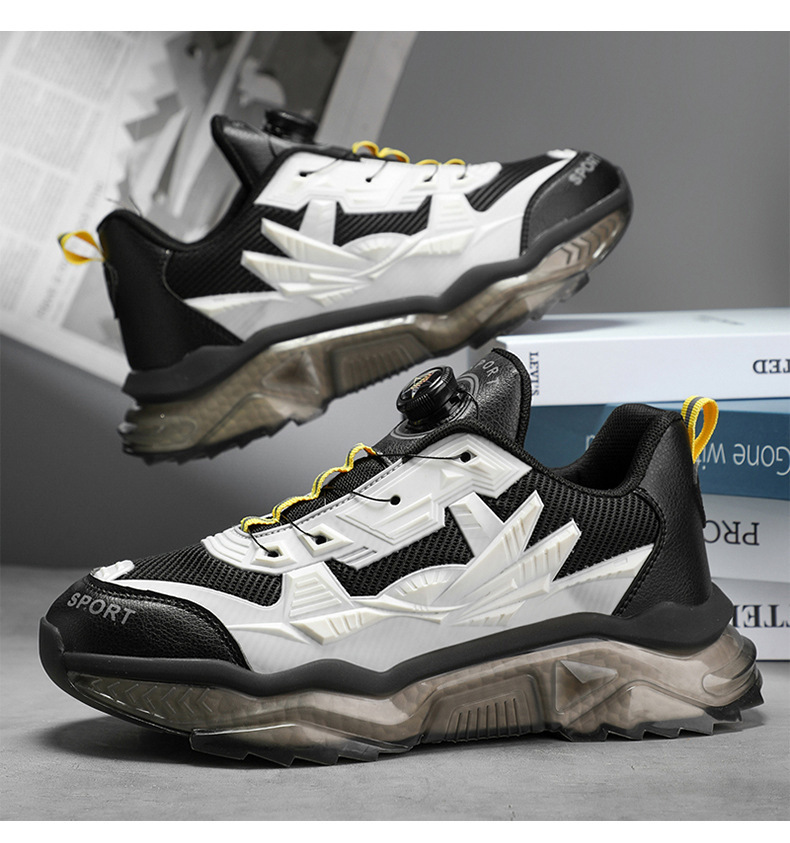 Frühling und Winter Herrenschuhe Herbst Drehknopf Torre Schuhe Trendy Teenager Mittelschüler Keine Schnürsenkel Sneaker_voghion.com