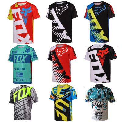 Mountain Bike Cycling Clothing Top Men's Short-Sleeved Summer Off-Road Motorcycle Clothing Tld Speed Outdoor Sports Quick-Drying