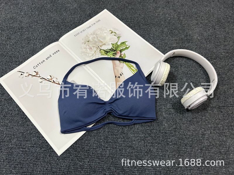 DFYNE 同じスタイルの Amazon シームレスブラジャー レディース バックレス ホルターブラ スポーツ ヨガ サスペンダー スモールブラ|undefined