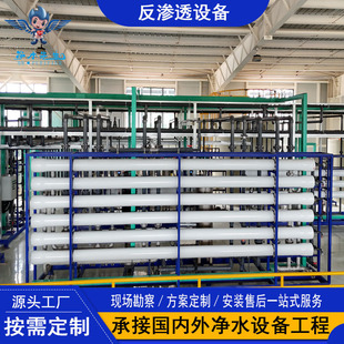 Industrial grade RO reverse osmosis water purification equipment 20-50T/H high purity water treatment Customized large pure water system
