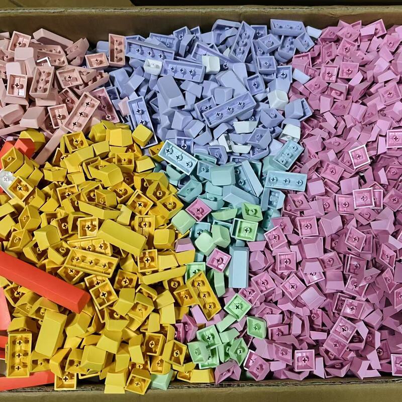 ゴミ袋キーキャップ PBT 昇華キーキャップ DIY キーボードの高さ/キー位置/ランダムな色のパーソナライズされたカスタマイズ|undefined