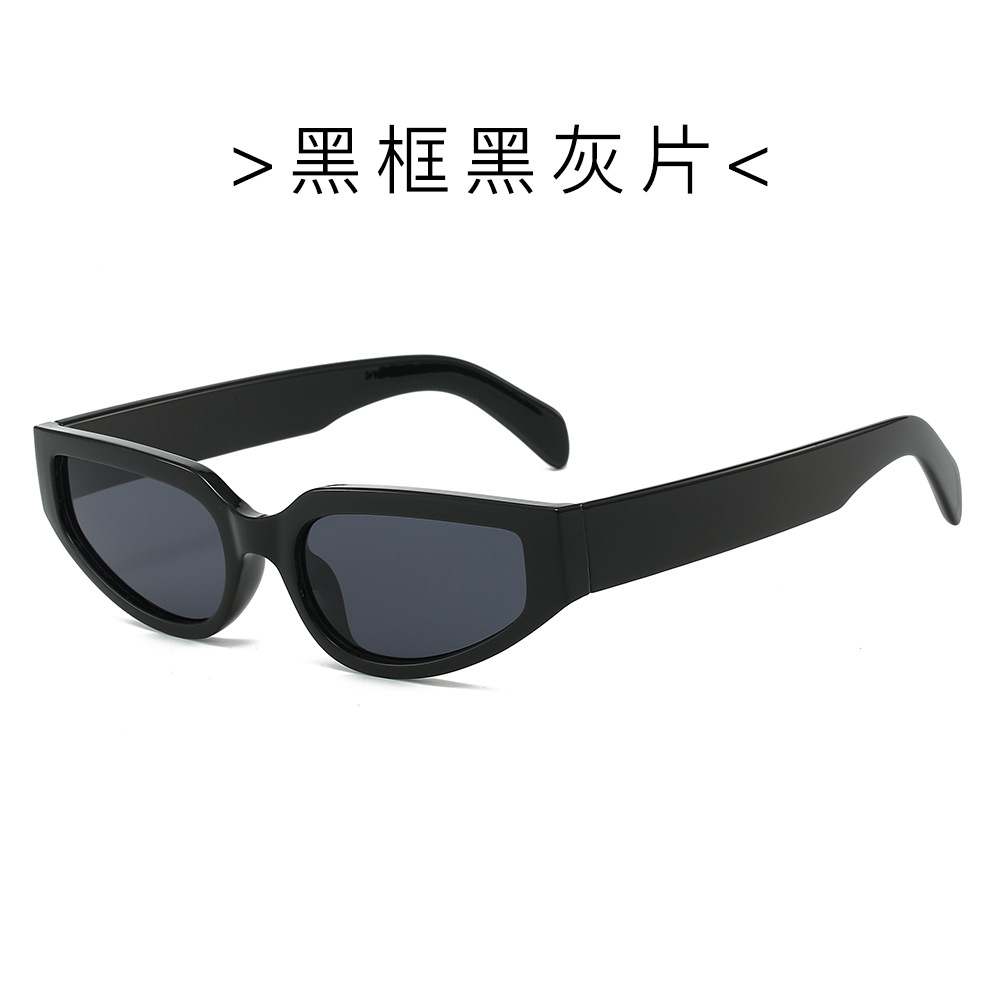 2024 ventas directas de la fábrica nueva ins europeo y americano transfronterizo gafas de sol personalidad moda pequeño marco retro gafas de sol calle tiro mujeres