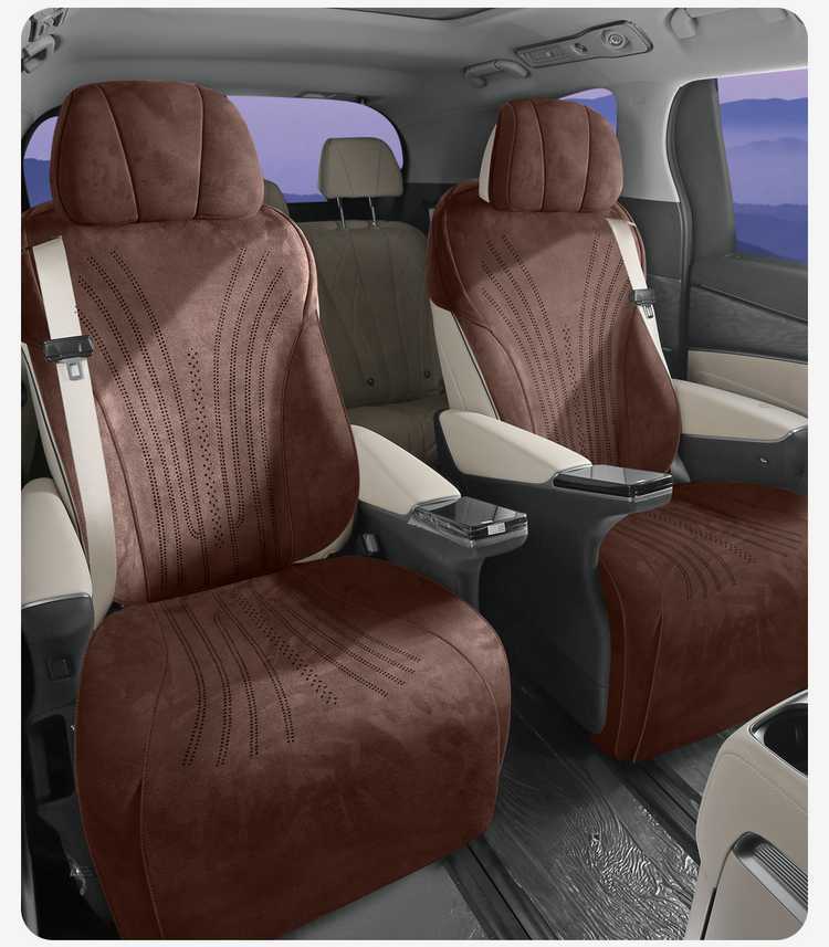 Seat Cushion for DENZA D9 2025 2026 Universal Four Seasons Breathable Suede Seat Cover
