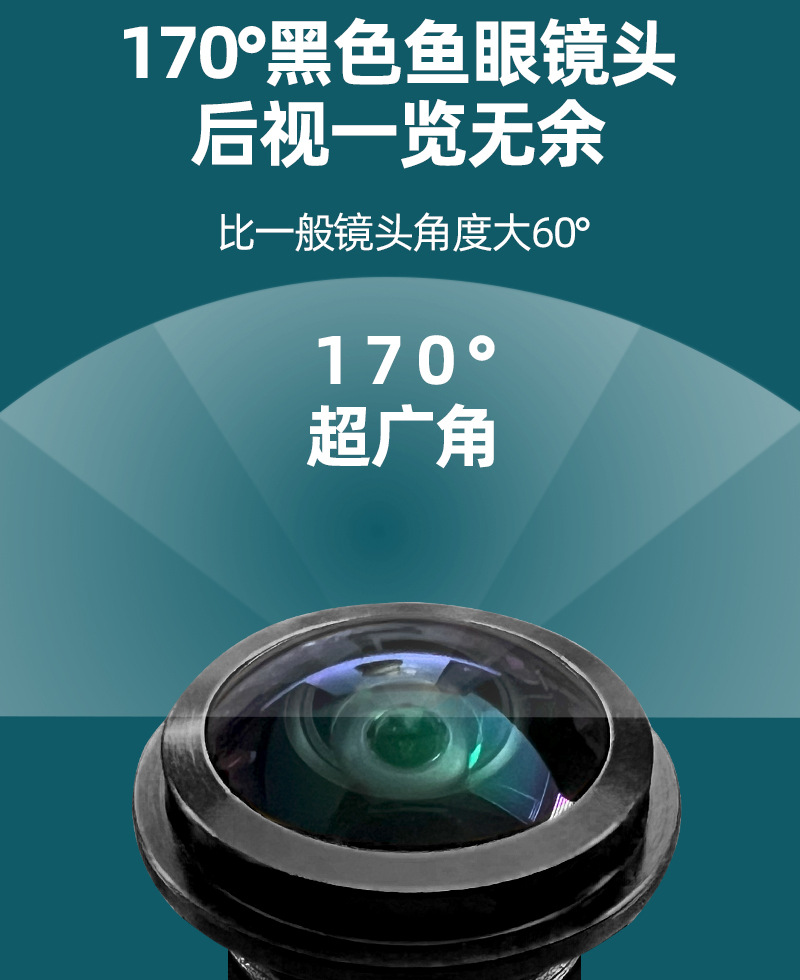 Suitable for Heklas Dedicated Ahd1080P Rear-View Fisheye Camera and Vehicle-Mounted Camera Ccd