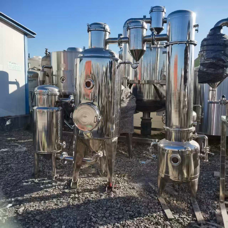 双效浓缩器中西药食品化工蒸发浓缩罐自动回收浓缩设备 碳钢过滤