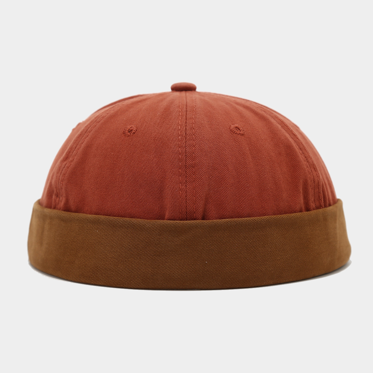 Nuevo estilo americano de algodón empalmado sombrero hombre hip-hop yapai sombrero hombre sin cornisa sombrero de piel de melón mujer al aire libre image 11