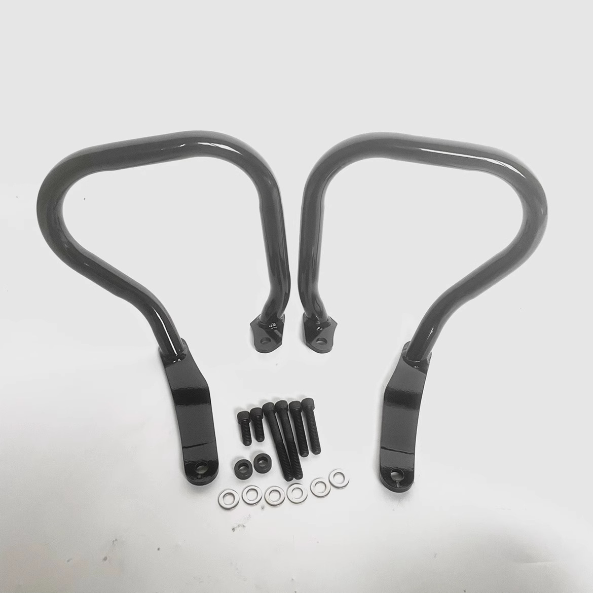 Applicable to Harley Luwei st Modified Side Box Bars Luwei S ST Atom Gliding Rear Bumper Protection Bars Anti-fall Bars