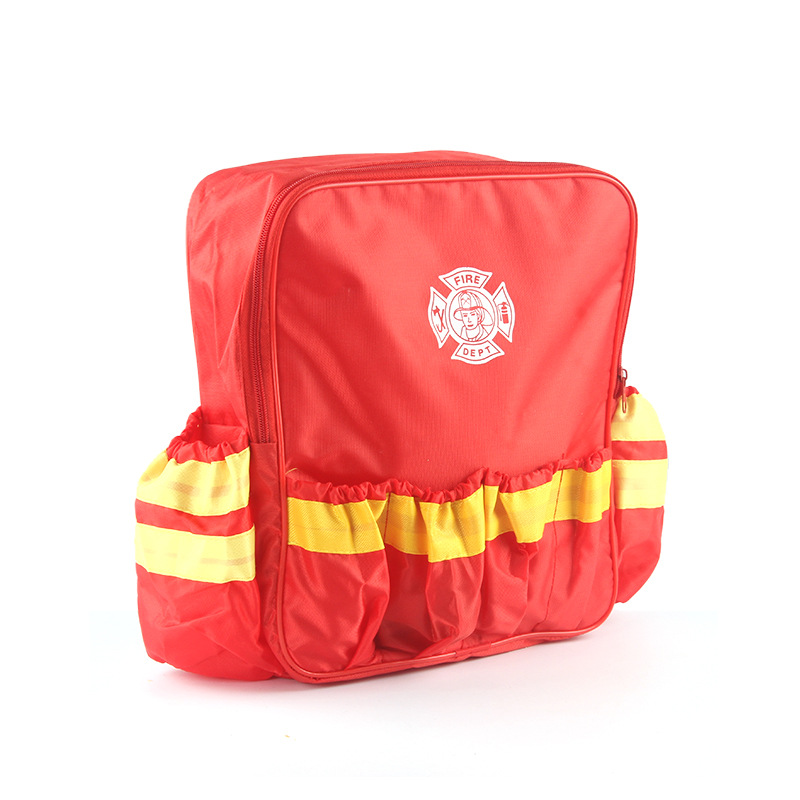 Play House juguete simulación bombero herramienta traje Cosplay bombero juego de rol accesorios bolsa