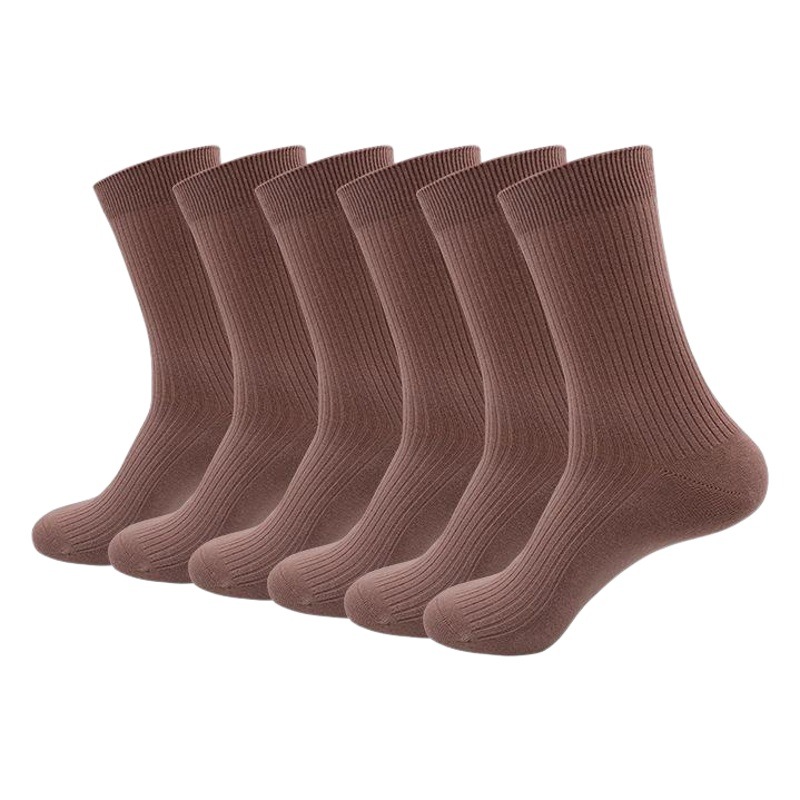 Calcetines de media pantorrilla de Amazon Business caja de regalo calcetines de hombre algodón peinado calcetines de aguja doble de primavera y verano logo calcetines casuales de hombre