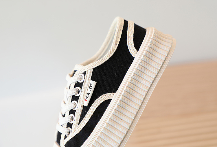 3368学生帆布板鞋中大童懒人透气单鞋