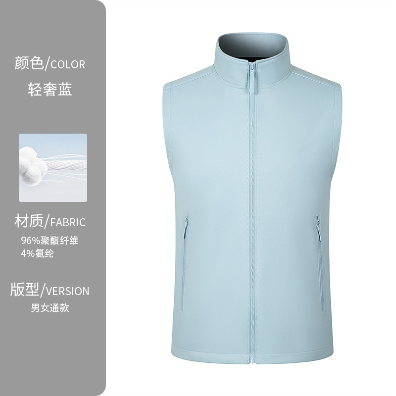 Invierno transfronterizo chaleco de plumón de hombre ropa de trabajo cálida con chaleco de plumón de hombre personalizado clip de caballo de algodón