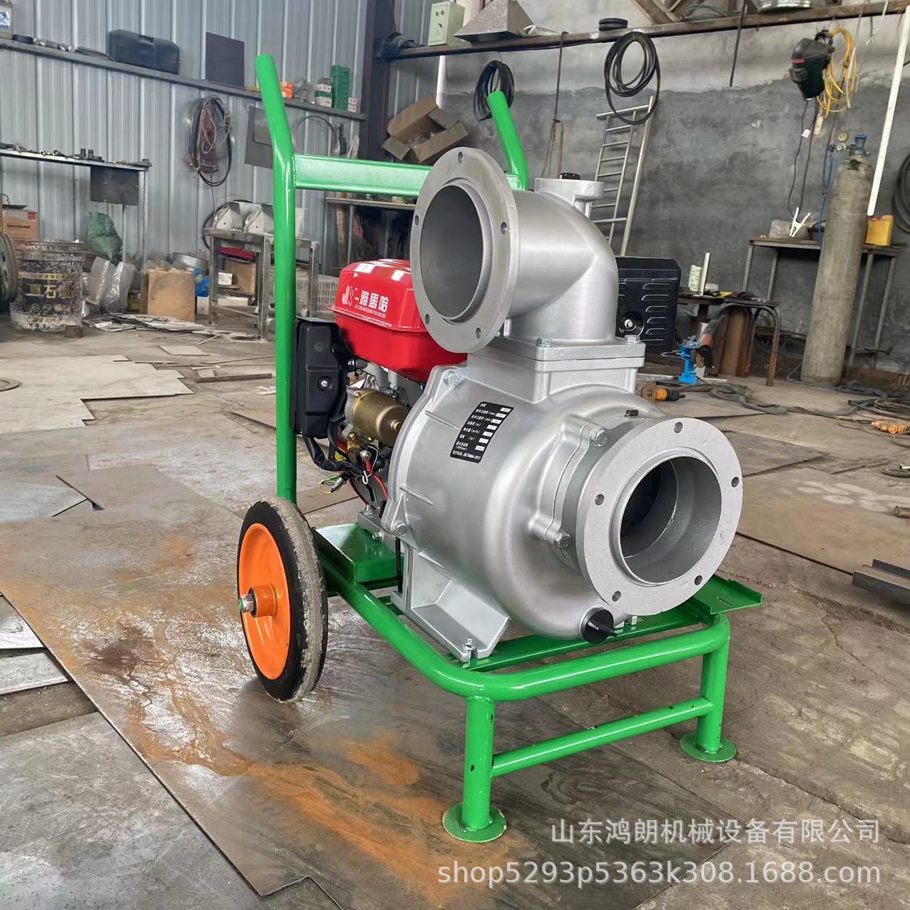 抗洪救援接力水泵 抗洪排涝救援自吸泵 汽油机手抬消防泵