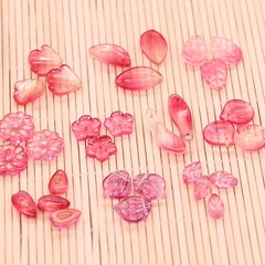 促銷琉璃珠人魚姬荷花牡丹花瓣古風diy髮飾髮簪步搖製作材料