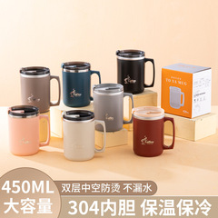 304ステンレスマグカップ二重断熱カップルカップオフィスクリエイティブ牛乳コーヒーカッププレゼント卸売り