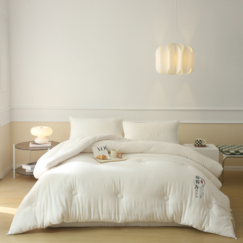 New Raw Cotton Soybean Maternal and Infant Grade Antibacterial and Skin-Friendly Fabric, Comfortable to Fall Asleep Quickly Every Night, Winter Quilt and Summer Quilt