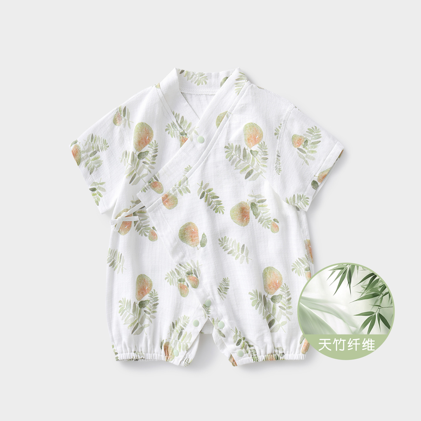 Baby overcoat verano ropa de recién nacidos hombre y mujer respirante delgada mangas cortas monje harsh pijamas de verano bebé