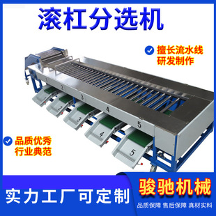 全自动滚杠分选机源头厂家 大型选果机食品大小果蔬分级分拣设备-阿里巴巴