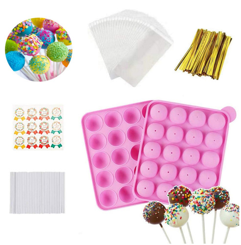 Amazon lollipop silicone mold set 12 holes 20 holes silicone mold tie bar lollipop display stand