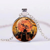 Retro ghost necklace suitable for men and women, suitable for import, halloween