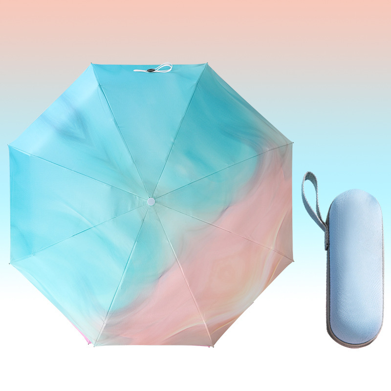 ミニポケットカプセル傘 小型フレッシュビニール日焼け止め傘 晴雨兼用 50% off 傘 広告傘|undefined