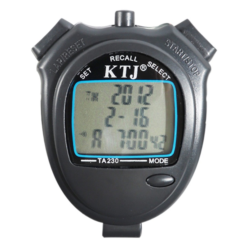 Factory Direct Sales Electronic Digital Display Stopwatch for Sports, Fitness, Running, Track and Field Training Ta230 Timer Portable