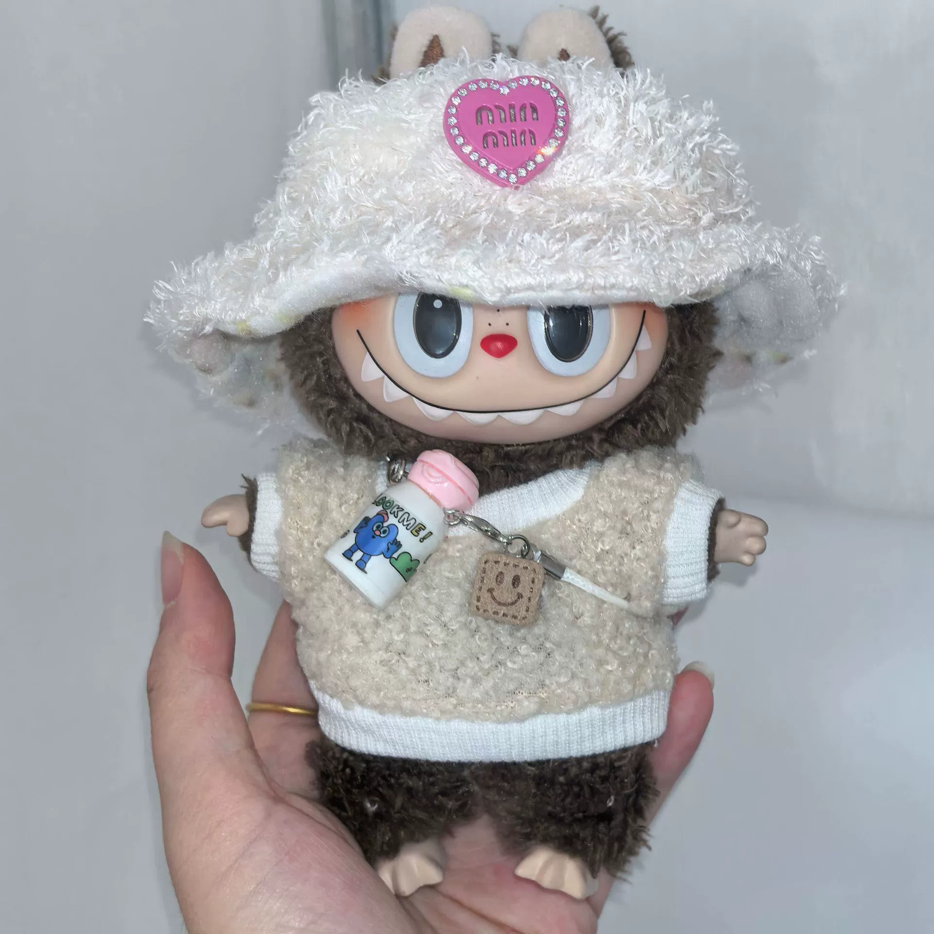 Только одежда] Набор одежды для брелока Labubu первого и второго поколения, комплект для подвески и молнии Labubu