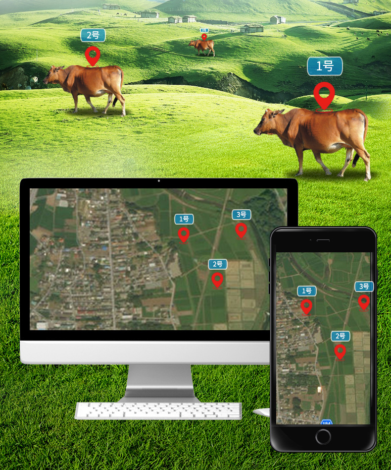 5g Cattle and Sheep Tracker Gps Solar-Powered Locator for Remote Tracking in Mountainous Areas, Popular for Cross-Border Use