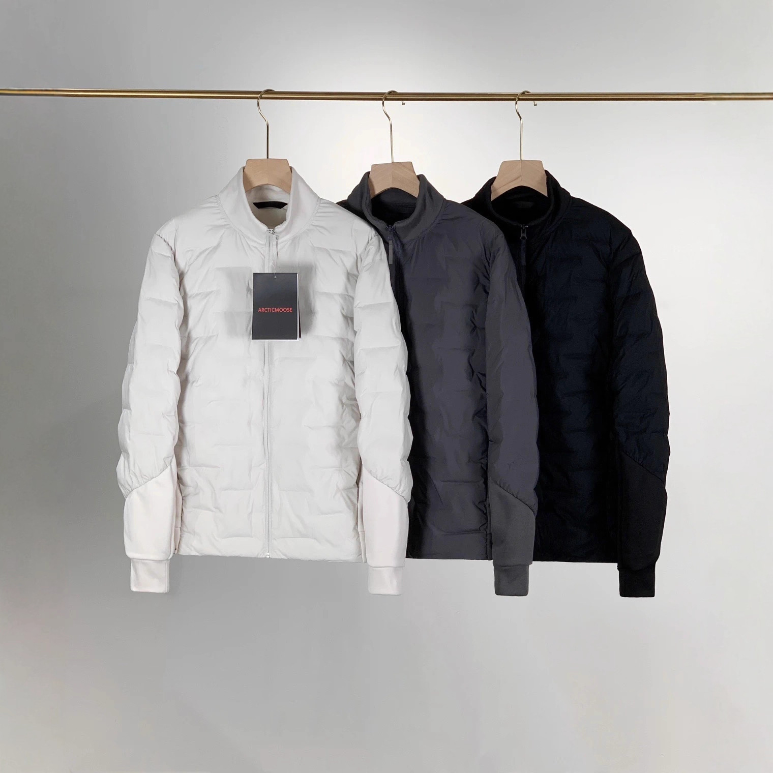 2025 New Winter Lightweight Cotton Jacket Men's Jacket Outdoor Hiking Urban Work Clothing Stand Collar Men's Winter Jacket