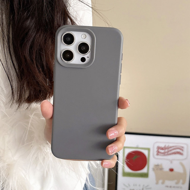 Apple 17 シンプルなソリッドカラーの肌の感触の携帯電話ケース iphone15pro シリコーン落下防止 13 オールインクルーシブ保護カバーに適しています。|undefined